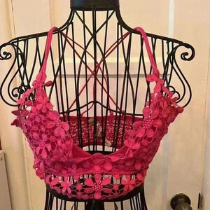 Free People Miss Dazie Lace Bralette-Sz XS